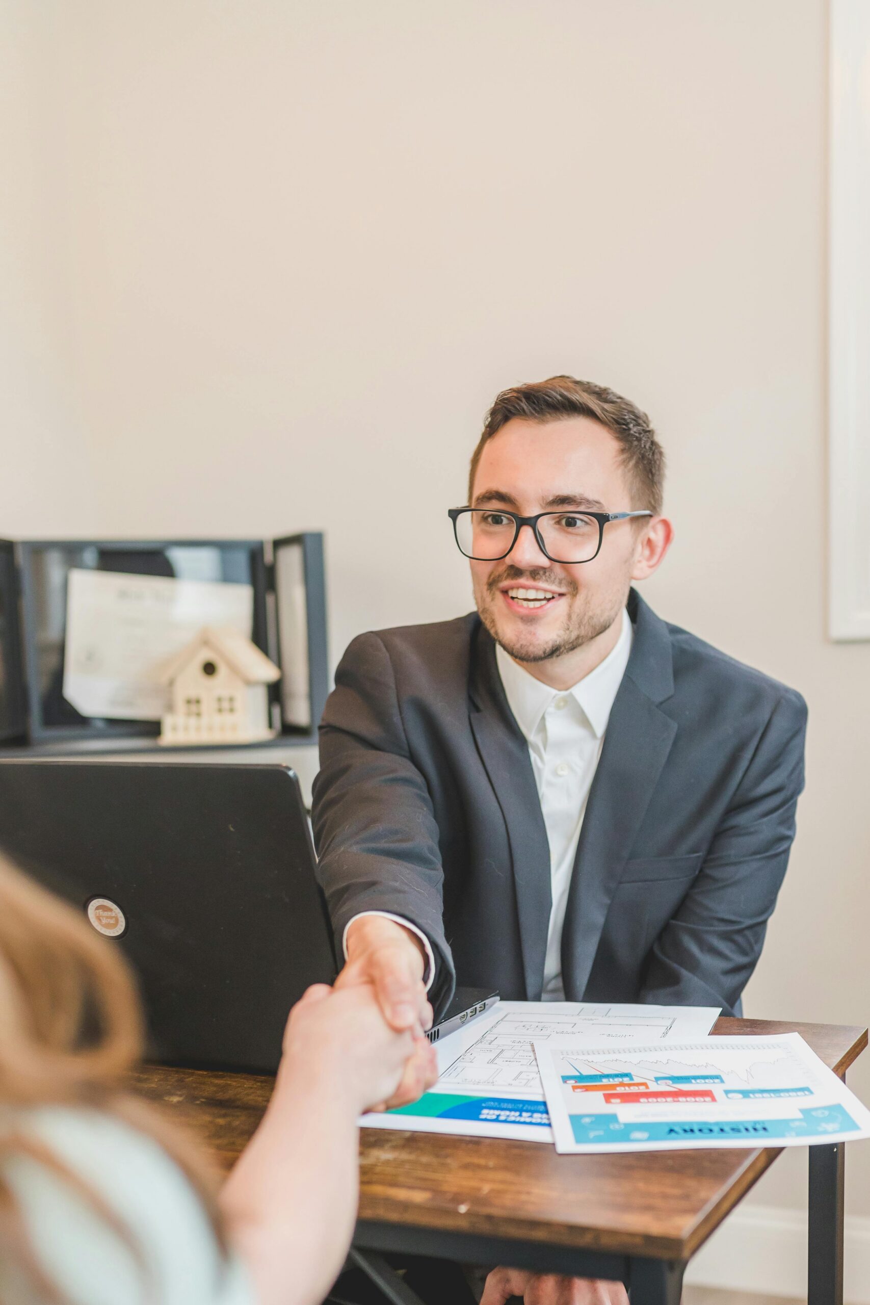 A young professional getting into sales